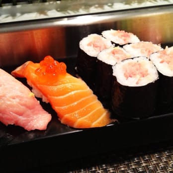 Takenoko Sushi - Toro, salmon, and toro tekka maki. Wow! - Japanese Near Me - Hilo, Hawaii Takenoko Sushi - Toro, salmon, and toro tekka maki. Wow! - Japanese Near Me - Hilo, Hawaii