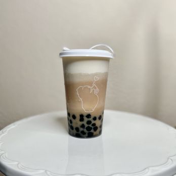 Tea Hut - Sesame Mochi Black Milk Tea - Coffee & Tea Near Me - San Francisco, California Tea Hut - Sesame Mochi Black Milk Tea - Coffee & Tea Near Me - San Francisco, California