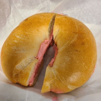Clearwater Bagel - Strawberry cream cheese bagel - Bagels Near Me - Walnut, California
