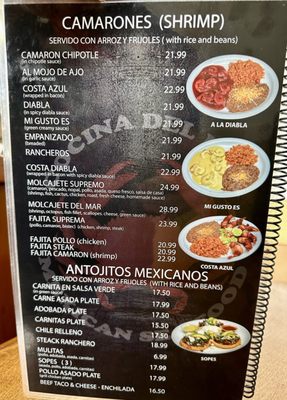 Menu photo 5 Cocina Del Mar Oceanside, CA