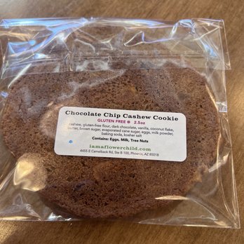 Flower Child - Chocolate Chip Cashew Cookie - Salad Near Me - Southlake, Texas Flower Child - Chocolate Chip Cashew Cookie - Salad Near Me - Southlake, Texas