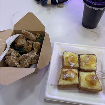 CAFFE iN - Popcorn Chicken & Creme Brulee Toast - Bubble Tea Near Me - Plano, Texas