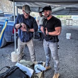 911 Academy - Brian Jackson & Jayce Venditti Posing.