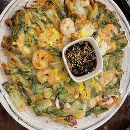 Seafood pancake Seafood pancake