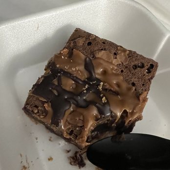 Dean's Restaurant & Bakery - Salted Carmel Brownie - Bakeries Near Me - Oak Ridge, Tennessee