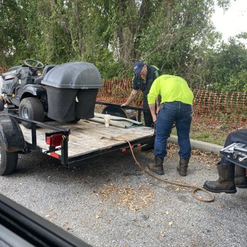Z and A Welding - Welding new hinges on trailer - Metal Fabricators Near Me - Hortense, Georgia