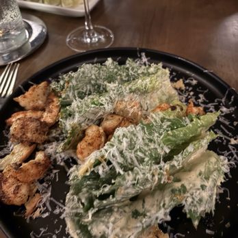 OLIVIA - Caesar salad with blackened shrimp - Italian Near Me - Tampa, Florida OLIVIA - Caesar salad with blackened shrimp - Italian Near Me - Tampa, Florida
