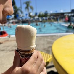 Roseville Aquatics Complex - I've cream from the concession stand.