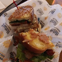 There new garlic parmesano chicken sandwich There new garlic parmesano chicken sandwich
