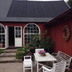 Orangeriet i Hallavara - Entré till café!