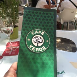 Café Verde - The menu