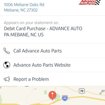 Advance Auto Parts - Partial account display, but enough to show on here that it could have easily be exchanged with the rest of the available information. - Auto Parts & Supplies Near Me - Gaithersburg, Maryland