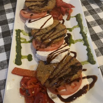 Charred Brick Oven - Fried Eggplant appetizer - Pizza Near Me - Seaford, New York Charred Brick Oven - Fried Eggplant appetizer - Pizza Near Me - Seaford, New York