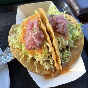 Flor’s Farm To Table - 2 crunchy Asada Tacos - New Mexican Cuisine Near Me - San Diego, California Flor’s Farm To Table - 2 crunchy Asada Tacos - New Mexican Cuisine Near Me - San Diego, California