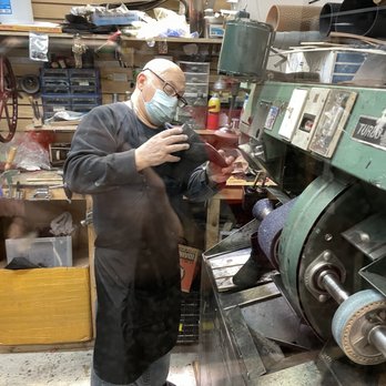 Gavriel Shoe Repair - Mister and his machines - Shoe Shine Near Me - Flushing, New York Gavriel Shoe Repair - Mister and his machines - Shoe Shine Near Me - Flushing, New York