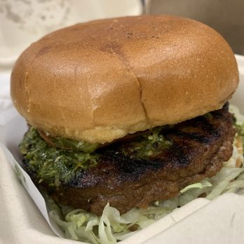 The Catering Connection - Impossible Chimichurri Sauce Burger - $7 - Caterers Near Me - San Carlos, California The Catering Connection - Impossible Chimichurri Sauce Burger - $7 - Caterers Near Me - San Carlos, California