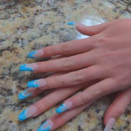 Acrylic nail art