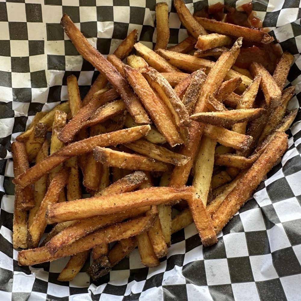 Wyatt’s Place - Large order of French Fries fried in beef tallow oil (so not vegetarian). - Sandwiches Near Me - Keaau, Hawaii Wyatt’s Place - Large order of French Fries fried in beef tallow oil (so not vegetarian). - Sandwiches Near Me - Keaau, Hawaii