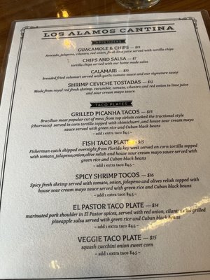 Menu photo 4 Los Alamos Cantina Los Alamos, NM