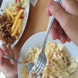 Orient Express - Dönerteller und Pasta Carbonara