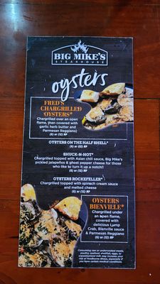 Menu photo 5 Big Mike's Steakhouse Orange Beach, AL Menu photo 5 Big Mike's Steakhouse Orange Beach, AL