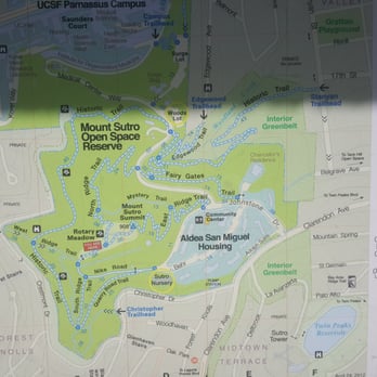 Mount Sutro - Map - Parks Near Me - San Francisco, California