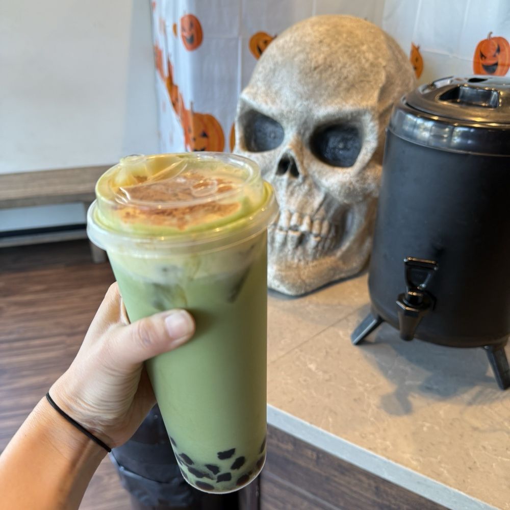 Bon Bon Tea House - Matcha w brulee foam $6.95 10/22/25 hmmm prob wouldnt get again, doesnt have that strong earthiness - Bubble Tea Near Me - Chatsworth, California Bon Bon Tea House - Matcha w brulee foam $6.95 10/22/25 hmmm prob wouldnt get again, doesnt have that strong earthiness - Bubble Tea Near Me - Chatsworth, California