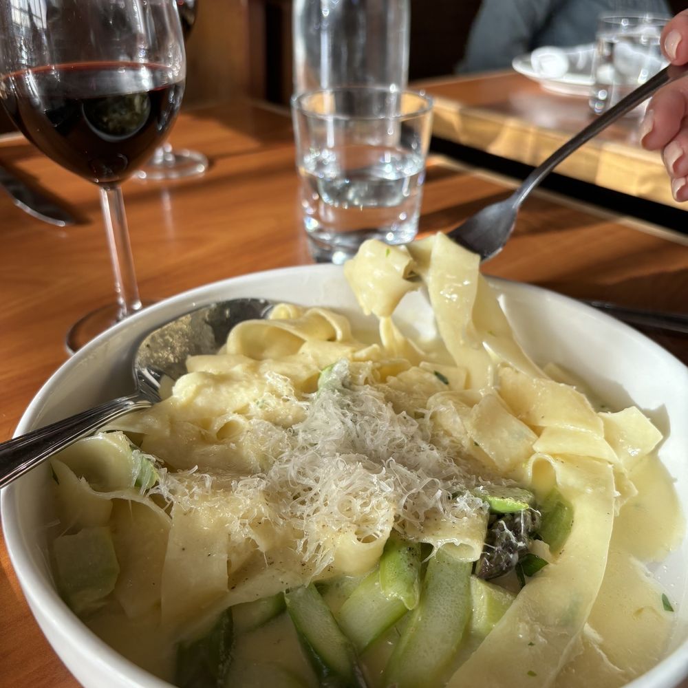 Capers + Olives - Tagliatelle w/ asparagus - Italian Near Me - Everett, Washington