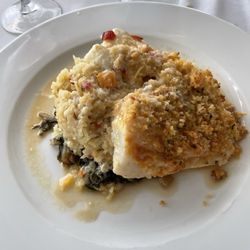 Yellow Dog Cafe - Cod with rice and chard