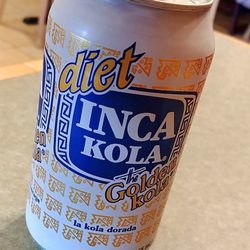 Latin Grill - Diet Inca Kola! Tastes 95% like the normal version IMO.