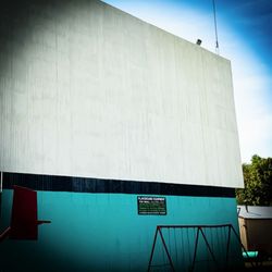 Georgetown Drive-In Theater - The screen .