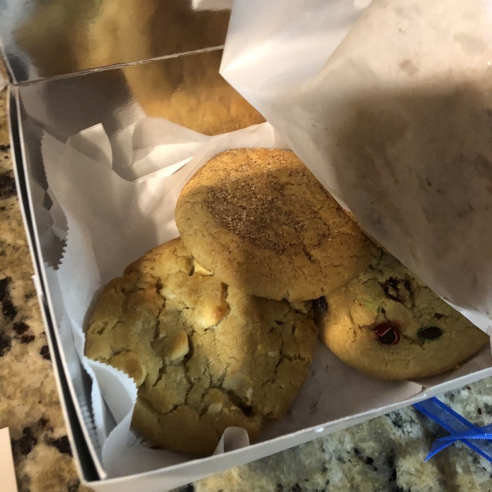 Tiff's Treats - Snickerdoodle, white chunk cookie, chocolate chip with peanut butter. - Bakeries Near Me - Shenandoah, Texas Tiff's Treats - Snickerdoodle, white chunk cookie, chocolate chip with peanut butter. - Bakeries Near Me - Shenandoah, Texas