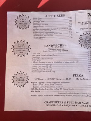 Menu photo 3 Villa Vito New Hope, PA Menu photo 3 Villa Vito New Hope, PA