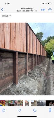 Retaining Walls - If your lot has slopes or uneven grades, a retaining wall can do wonders. It can turn a steep, unusable area into beautiful, low‑maintenance terraces, create level spaces for play and entertaining, and help control erosion and improve drainage. Whatever the challenge, we’ll design and build the right solution for your property and budget. Our retaining walls are crafted with high‑quality redwood—naturally attractive, moisture‑resistant, and built to last—adding lasting value, structure, and ease to your outdoor space.

Crafted with care, installed with precision, and designed to suit your space, it’s the kind of upgrade your home—and your neighborhood—will appreciate.

Features of Retaining Walls-
Retaining walls create usable, level space on sloped yards while controlling erosion and drainage. Built with durable materials to match your style, they add structure, safety, and long‑lasting curb appeal to your landscape.
-Grade management and terracing
-Erosion and drainage control
-Structural stability
-Material versatility
-Aesthetic integration

Call today to schedule a free estimate! (650) 201-5504