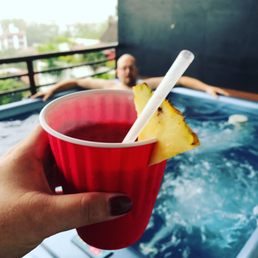 jacuzzi and cocktail time