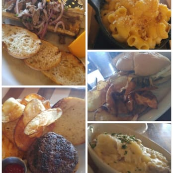 Echo & Rig - Bone marrow carne asade, burger, mac and cheese, chicken sandwich, and mashed potatoes. - Steakhouses Near Me - Las Vegas, Nevada