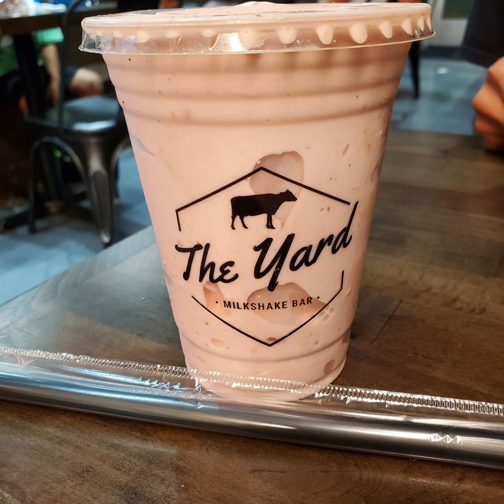 The Yard Milkshake Bar - Strawberry milkshake - Ice Cream & Frozen Yogurt Near Me - Virginia Beach, Virginia The Yard Milkshake Bar - Strawberry milkshake - Ice Cream & Frozen Yogurt Near Me - Virginia Beach, Virginia