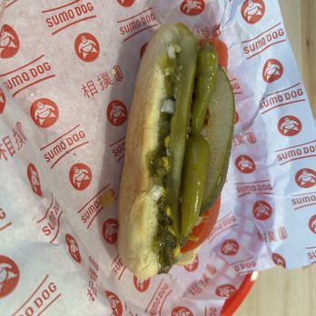 Sumo Dog - Basic hot dog tasty but uneventful - Hot Dogs Near Me - Napa, California Sumo Dog - Basic hot dog tasty but uneventful - Hot Dogs Near Me - Napa, California