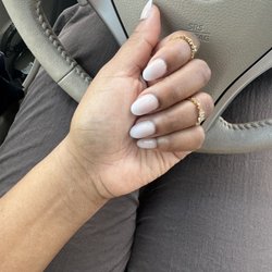 Luxury Nails & Spa - Ombré Almond Shaped French Tips