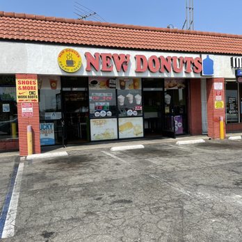 New Donuts - a car parked in front of the store - Donuts Near Me - Whittier, California New Donuts - a car parked in front of the store - Donuts Near Me - Whittier, California