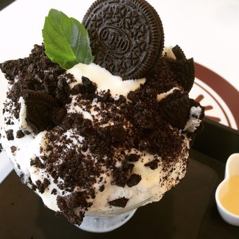 Anko - Oreo shaved ice!!! Has tons of Oreos inside and unique cream cheese syrup. I loved this and it was so sweet! - Desserts Near Me - Los Angeles, California Anko - Oreo shaved ice!!! Has tons of Oreos inside and unique cream cheese syrup. I loved this and it was so sweet! - Desserts Near Me - Los Angeles, California