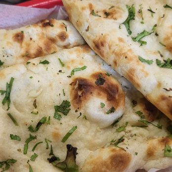 Flamin Curry - Garlic Naan (just add 50cents) - Indian Near Me - Long Beach, California