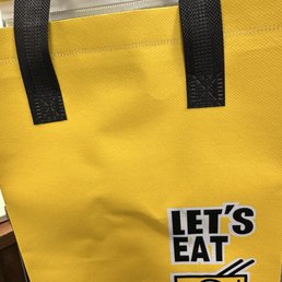 Front of bag Front of bag