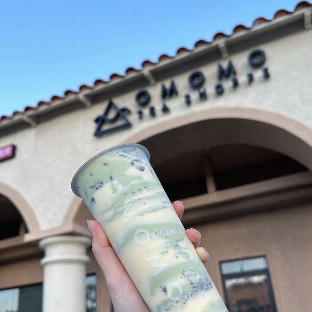 Omomo Matcha is my favorite drink!