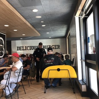 McDonald's - Police & community, in the newly renovated McDonald's this picture is before COVID-19 - Burgers Near Me - Hercules, California