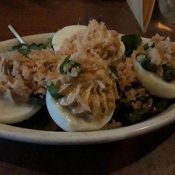 Mikro Depot - Mikro deviled eggs - New American Near Me - Hamden, Connecticut