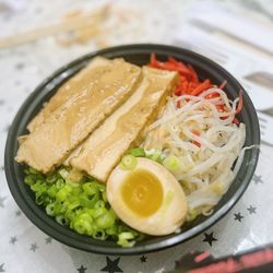 Kotsu Ramen & Gyoza - Tofu steak rice