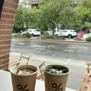 % Arabica - Iced Kyoto coffee and iced matcha latte - Coffee & Tea Near Me - Brooklyn, New York % Arabica - Iced Kyoto coffee and iced matcha latte - Coffee & Tea Near Me - Brooklyn, New York