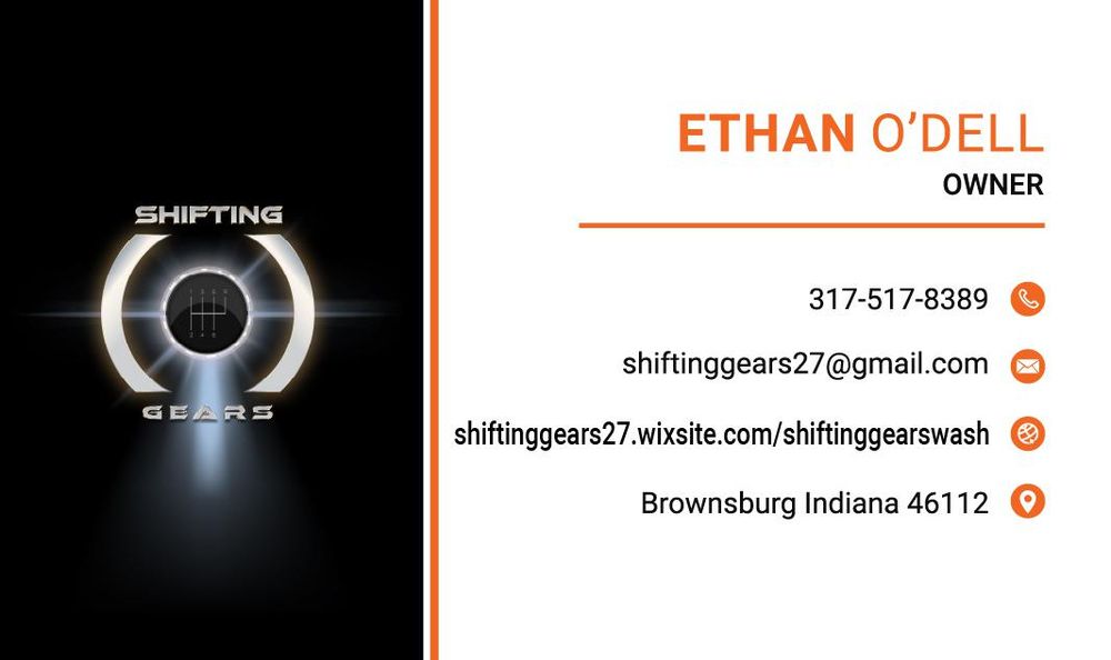 SHIFTING GEARS WASH AND DETAIL Brownsburg, Indiana Auto Detailing