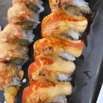 Sushi Dan - Dragon and tiger roll - Sushi Bars Near Me - Studio City, California Sushi Dan - Dragon and tiger roll - Sushi Bars Near Me - Studio City, California